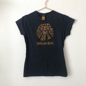 Disney The Lion King The Broadway Musical black short sleeve crystal screenprint
